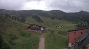 Archived webcam image showing Planneralm: View Tauern House on 6 Jul 2026 at 18:06