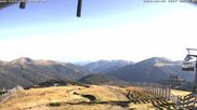 Archived webcam image showing Turracher Hoehe: mountain station Kornockbahn on 6 Sep 2026 at 08:22