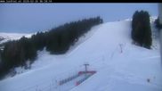 Archived webcam image showing Lachtal: View of ski slope Hebert on 26 Feb 2026 at 06:31