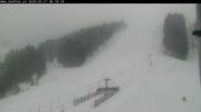 Archived webcam image showing Lachtal: View of ski slope Hebert on 27 Mar 2026 at 07:51