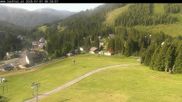 Archived webcam image showing Lower station in Lachtal Ski Resort on 1 Jul 2026 at 08:18