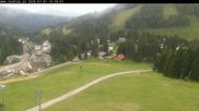 Archived webcam image showing Lower station in Lachtal Ski Resort on 1 Jul 2026 at 14:18