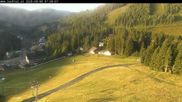 Archived webcam image showing Lower station in Lachtal Ski Resort on 8 Aug 2026 at 07:41