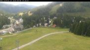 Archived webcam image showing Lower station in Lachtal Ski Resort on 8 Aug 2026 at 14:41