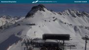 Archived webcam image showing Kanzelwandbahn top station on 26 Feb 2026 at 14:05