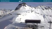 Archived webcam image showing Kanzelwandbahn top station on 26 Feb 2026 at 16:05