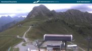 Archived webcam image showing Kanzelwandbahn top station on 23 Jul 2026 at 08:36