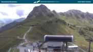 Archived webcam image showing Kanzelwandbahn top station on 23 Jul 2026 at 12:36