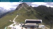 Archived webcam image showing Kanzelwandbahn top station on 23 Jul 2026 at 14:36