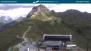 Archived webcam image showing Kanzelwandbahn top station on 23 Jul 2026 at 15:36