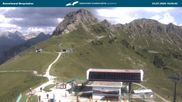 Archived webcam image showing Kanzelwandbahn top station on 23 Jul 2026 at 16:36