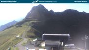 Archived webcam image showing Kanzelwandbahn top station on 28 Jul 2026 at 08:33