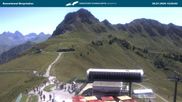 Archived webcam image showing Kanzelwandbahn top station on 28 Jul 2026 at 12:33