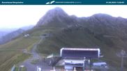 Archived webcam image showing Kanzelwandbahn top station on 2 Aug 2026 at 06:22