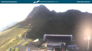 Archived webcam image showing Kanzelwandbahn top station on 2 Aug 2026 at 07:22
