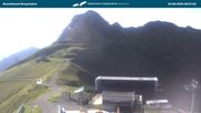Archived webcam image showing Kanzelwandbahn top station on 2 Aug 2026 at 08:22
