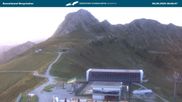 Archived webcam image showing Kanzelwandbahn top station on 8 Sep 2026 at 07:37