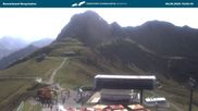 Archived webcam image showing Kanzelwandbahn top station on 8 Sep 2026 at 10:37