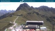 Archived webcam image showing Kanzelwandbahn top station on 8 Sep 2026 at 12:37