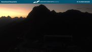Archived webcam image showing Kanzelwandbahn top station on 1 Oct 2026 at 07:14