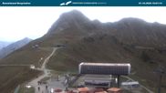 Archived webcam image showing Kanzelwandbahn top station on 1 Oct 2026 at 10:14