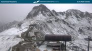 Archived webcam image showing Kanzelwandbahn top station on 23 Oct 2026 at 12:46