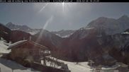 Archived webcam image showing Kids area ski school Silbertal on 26 Feb 2026 at 10:18