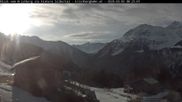 Archived webcam image showing Kids area ski school Silbertal on 3 Mar 2026 at 08:37