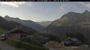 Archived webcam image showing Kids area ski school Silbertal on 20 Jun 2026 at 07:18