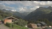 Archived webcam image showing Kids area ski school Silbertal on 27 Jul 2026 at 18:58