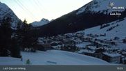 Archived webcam image showing Oberlech (Arlberg Mountain): Flühenlift on 5 Apr 2026 at 05:03