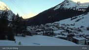 Archived webcam image showing Oberlech (Arlberg Mountain): Flühenlift on 5 Apr 2026 at 07:03