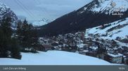 Archiviertes Webcam Bild: Oberlech am Arlberg: Blick vom Flühenlift am 12.04.2026 um 01:10 Uhr