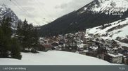 Archiviertes Webcam Bild: Oberlech am Arlberg: Blick vom Flühenlift am 12.04.2026 um 11:10 Uhr