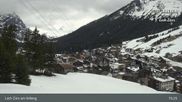 Archiviertes Webcam Bild: Oberlech am Arlberg: Blick vom Flühenlift am 12.04.2026 um 15:10 Uhr