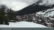 Archiviertes Webcam Bild: Oberlech am Arlberg: Blick vom Flühenlift am 12.04.2026 um 17:10 Uhr