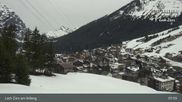 Archiviertes Webcam Bild: Oberlech am Arlberg: Blick vom Flühenlift am 13.04.2026 um 08:22 Uhr