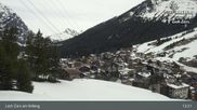 Archived webcam image showing Oberlech (Arlberg Mountain): Flühenlift on 13 Apr 2026 at 13:40