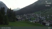 Archived webcam image showing Oberlech (Arlberg Mountain): Flühenlift on 25 May 2026 at 21:35