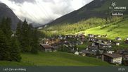 Archived webcam image showing Oberlech (Arlberg Mountain): Flühenlift on 13 Jun 2026 at 07:25