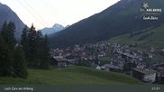 Archived webcam image showing Oberlech (Arlberg Mountain): Flühenlift on 25 Jun 2026 at 05:23