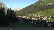 Archiviertes Webcam Bild: Oberlech am Arlberg: Blick vom Flühenlift am 12.07.2026 um 07:11 Uhr