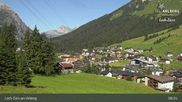 Archiviertes Webcam Bild: Oberlech am Arlberg: Blick vom Flühenlift am 12.07.2026 um 09:11 Uhr