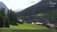 Archiviertes Webcam Bild: Oberlech am Arlberg: Blick vom Flühenlift am 12.07.2026 um 15:11 Uhr