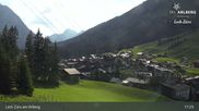 Archiviertes Webcam Bild: Oberlech am Arlberg: Blick vom Flühenlift am 12.07.2026 um 17:11 Uhr