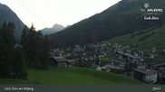 Archived webcam image showing Oberlech (Arlberg Mountain): Flühenlift on 29 Jul 2026 at 01:22