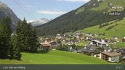 Archived webcam image showing Oberlech (Arlberg Mountain): Flühenlift on 29 Jul 2026 at 11:22