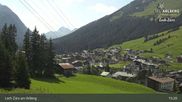 Archived webcam image showing Oberlech (Arlberg Mountain): Flühenlift on 29 Jul 2026 at 15:22