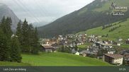 Archived webcam image showing Oberlech (Arlberg Mountain): Flühenlift on 6 Aug 2026 at 07:31