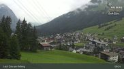 Archived webcam image showing Oberlech (Arlberg Mountain): Flühenlift on 6 Aug 2026 at 09:31